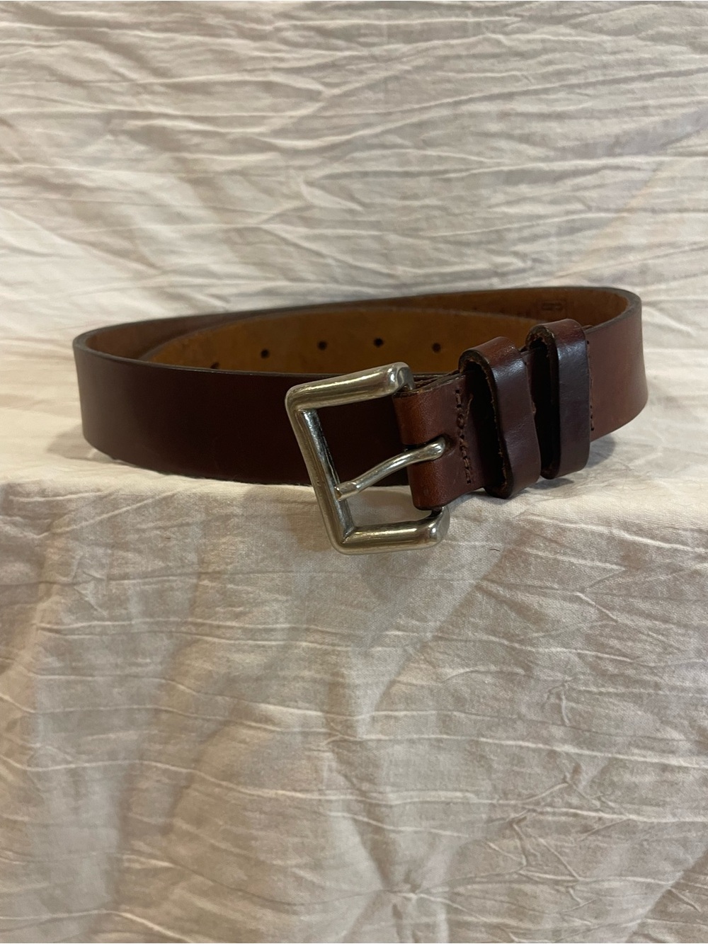 GAP Genuine Leather Brown Belt Size 30 Made in England Vintage Classic